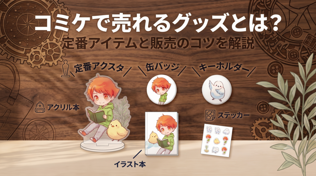 コミケで売れるグッズとは？定番アイテムと販売のコツを解説