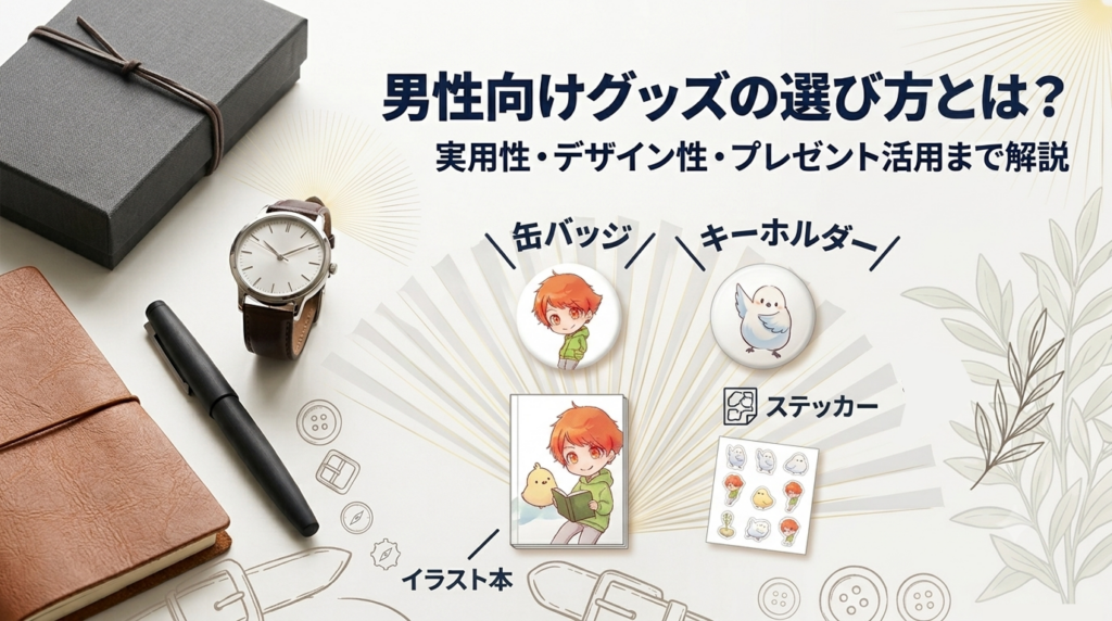 男性向けグッズの選び方とは？実用性・デザイン性・プレゼント活用まで解説
