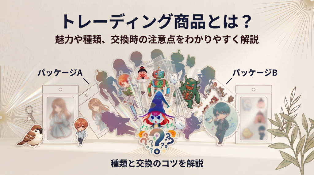 トレーディング商品とは？魅力や種類、交換時の注意点をわかりやすく解説