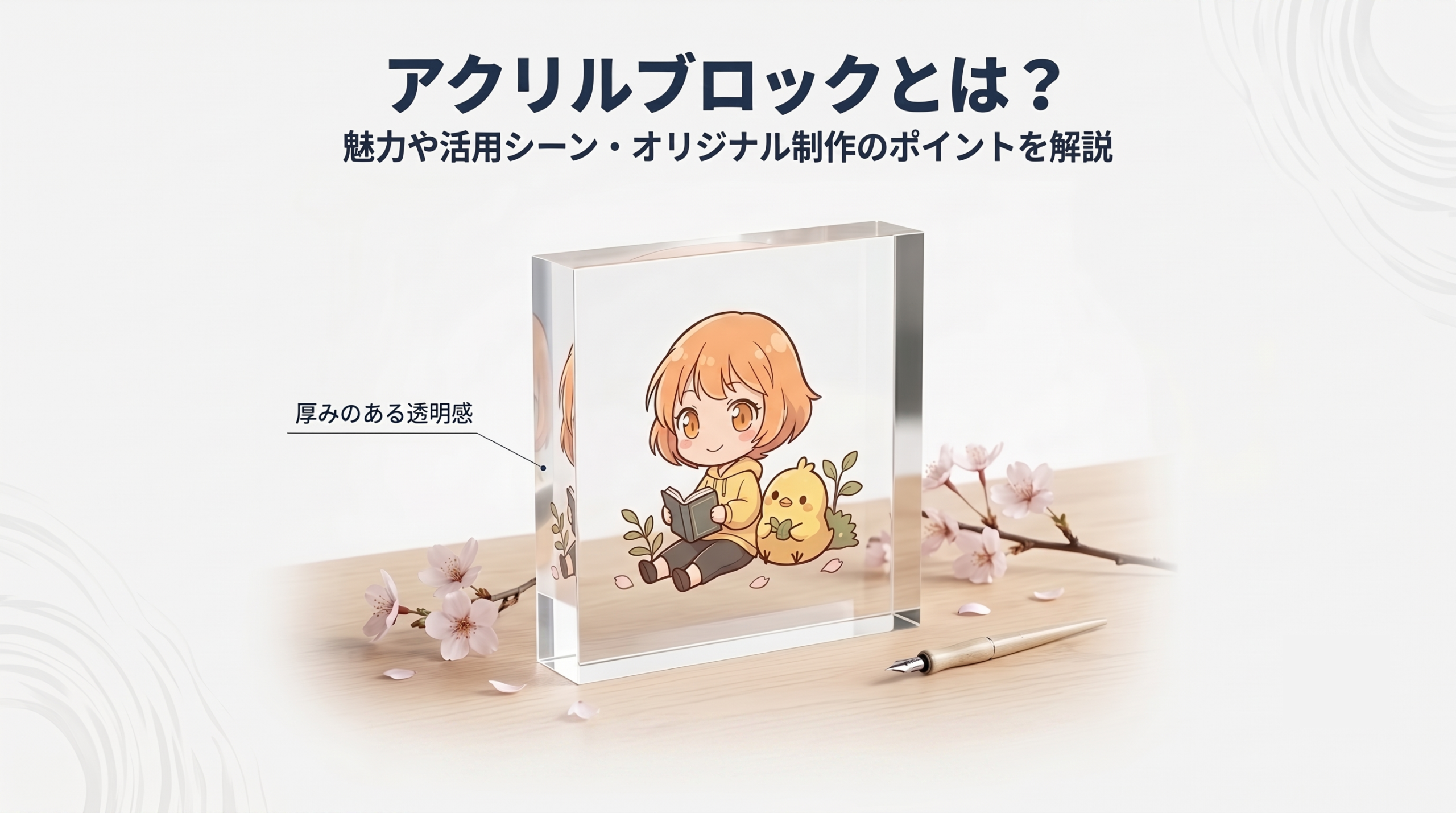アクリルブロックとは？魅力や活用シーン・オリジナル制作のポイントを解説