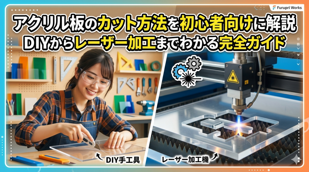 アクリル板のカット方法を初心者向けに解説｜DIYからレーザー加工までわかる完全ガイド