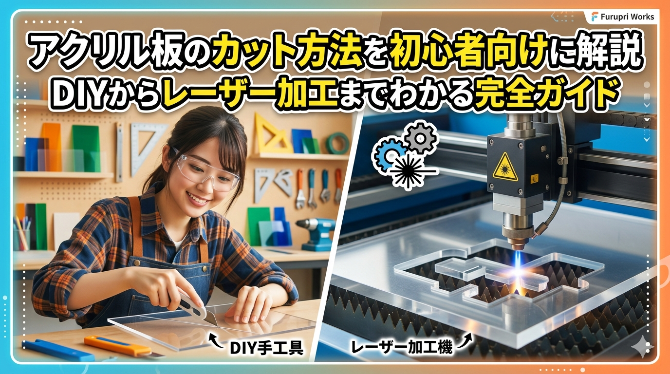 アクリル板のカット方法を初心者向けに解説|DIYからレーザー加工までわかる完全ガイド