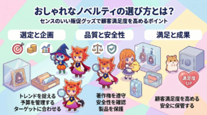 おしゃれなノベルティの選び方とは？センスのいい販促グッズで顧客満足度を高めるポイント