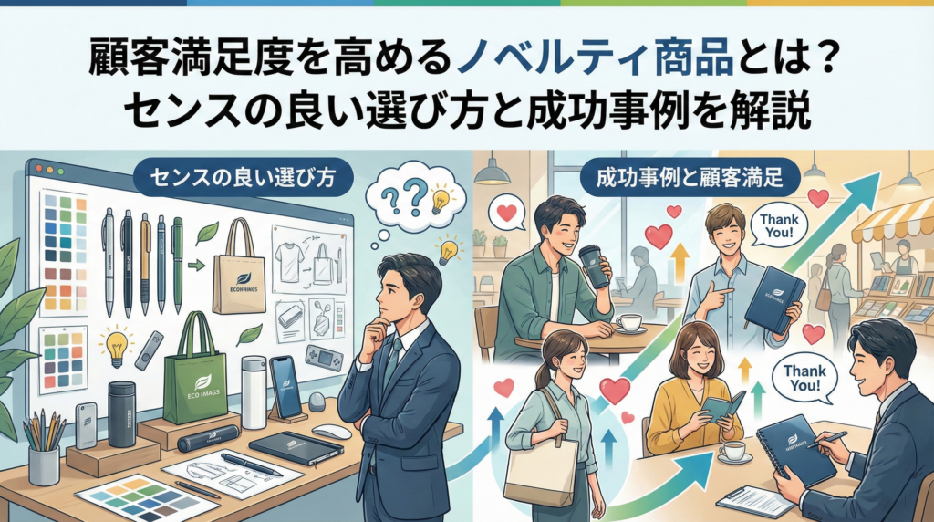 顧客満足度を高めるノベルティ商品とは？センスの良い選び方と成功事例を解説
