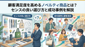 顧客満足度を高めるノベルティ商品とは？センスの良い選び方と成功事例を解説