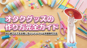 オタクグッズの作り方完全ガイド｜初心者でもできる推し活ハンドメイド＆本格制作方法