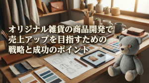 オリジナル雑貨の商品開発で売上アップを目指すための戦略と成功のポイント
