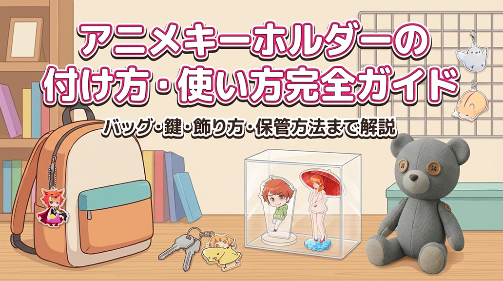 アニメキーホルダーの付け方・使い方完全ガイド｜バッグ・鍵・飾り方・保管方法まで解説