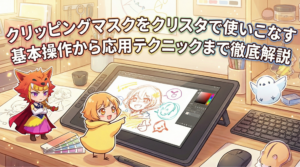 クリッピングマスクをクリスタで使いこなす｜基本操作から応用テクニックまで徹底解説