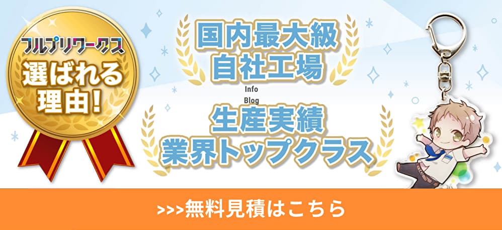 高品質・低価格・短納期のオリジナルグッズ制作ならフルプリワークス