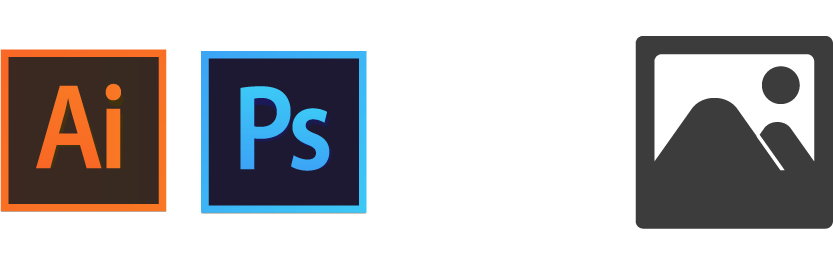 IllustratorやPhotoshopでかんたんデータ作成