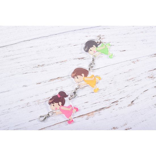 連結アクリルチャーム3