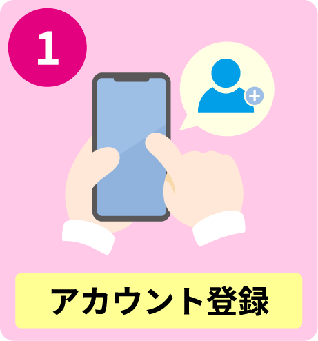 アカウント登録